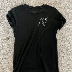 Androgynous Fox Crewneck T-shirt, XS